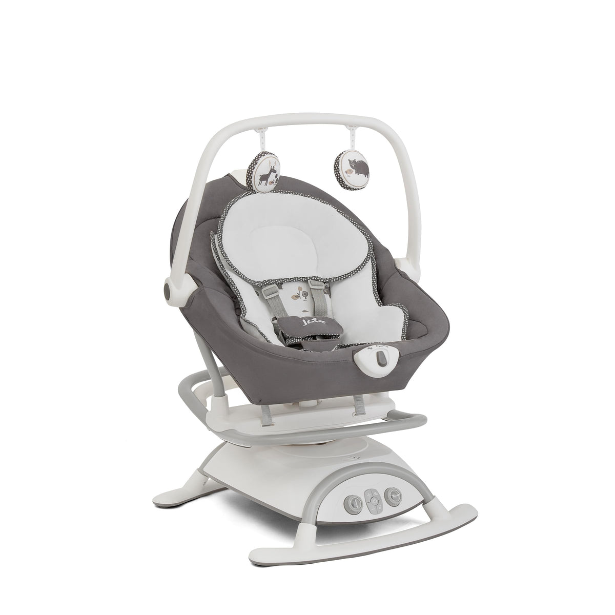 Joie Cinnamon 2-in-1 Glider & Rocker, Multi-Motion Baby Swing